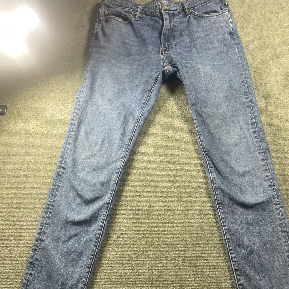 Abercrombie &‎ Fitch Men’s Light Blue Skinny Jeans